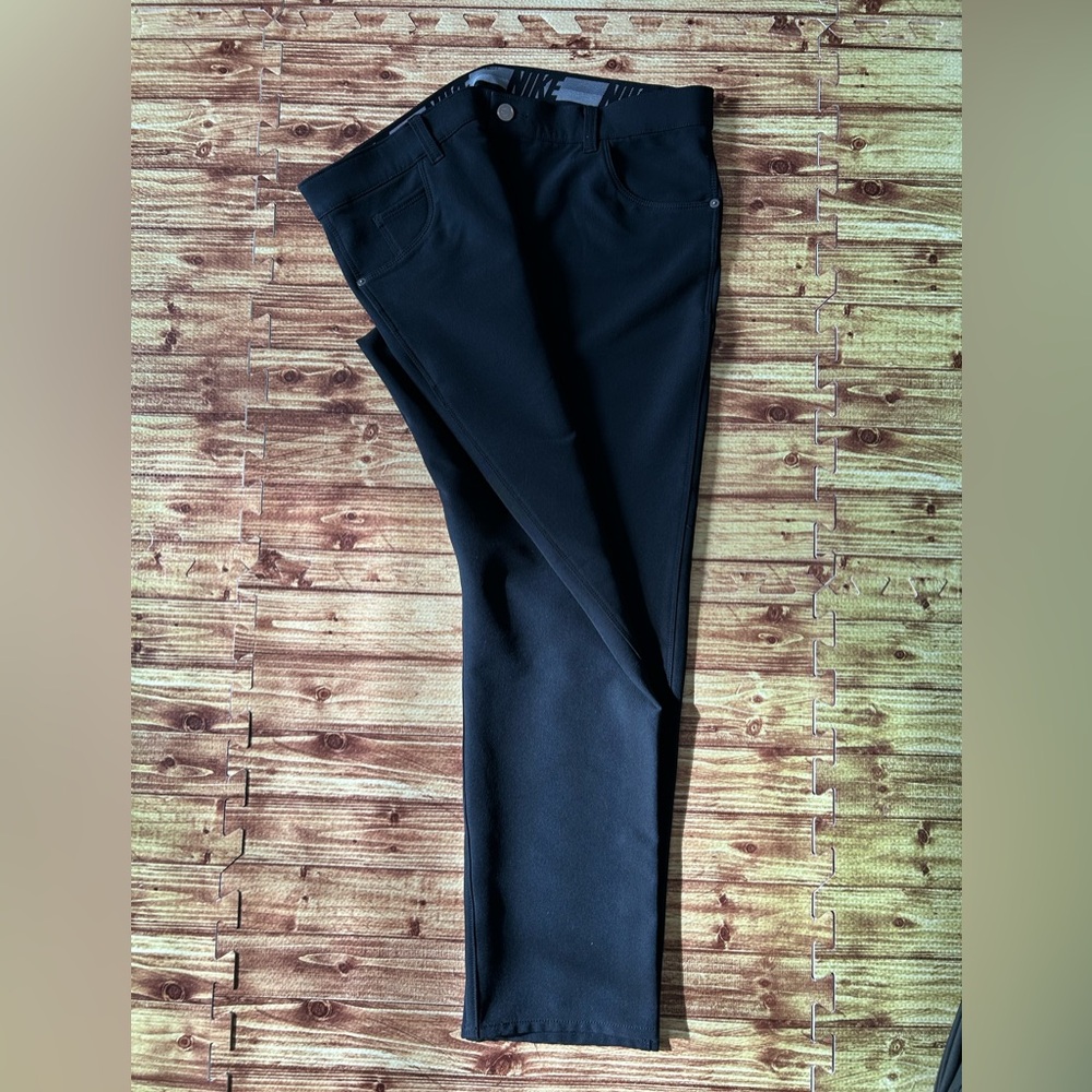 Nike Black Dri-FIT Slim Fit Golf Pants